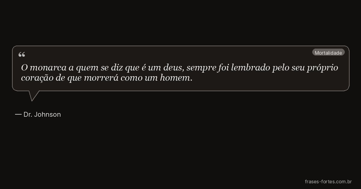Frase de Dr. Johnson