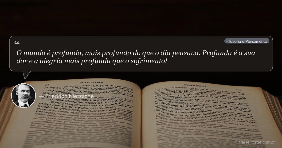 Frase de Friedrich Nietzsche