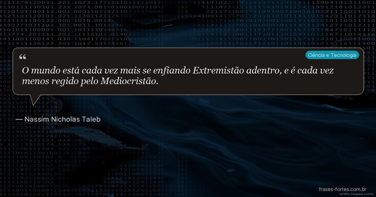 Frase de Nassim Nicholas Taleb