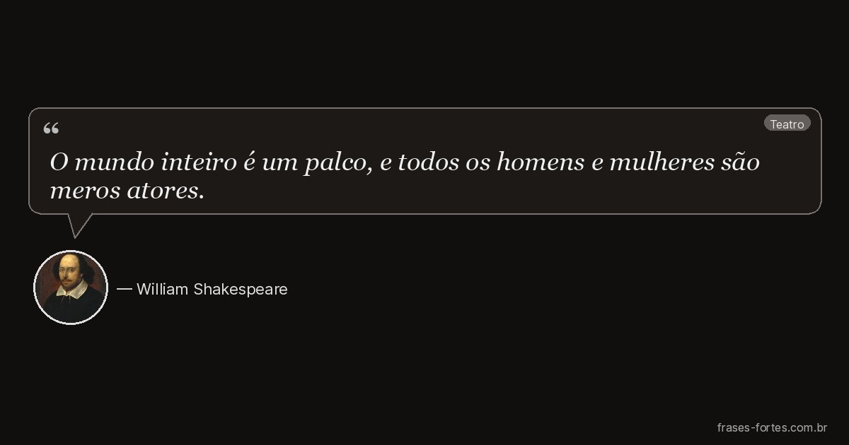 Frase de William Shakespeare