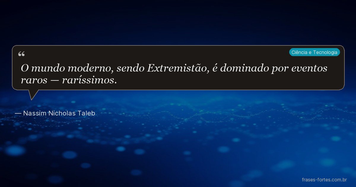 Frase de Nassim Nicholas Taleb