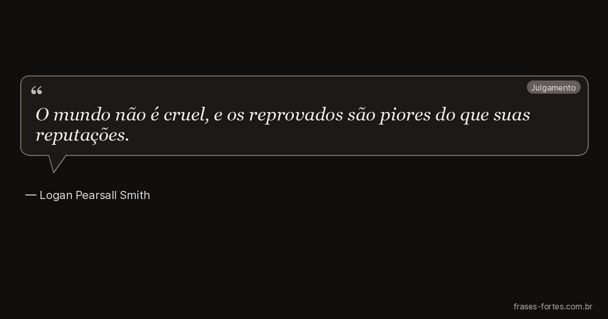 Frase de Logan Pearsall Smith