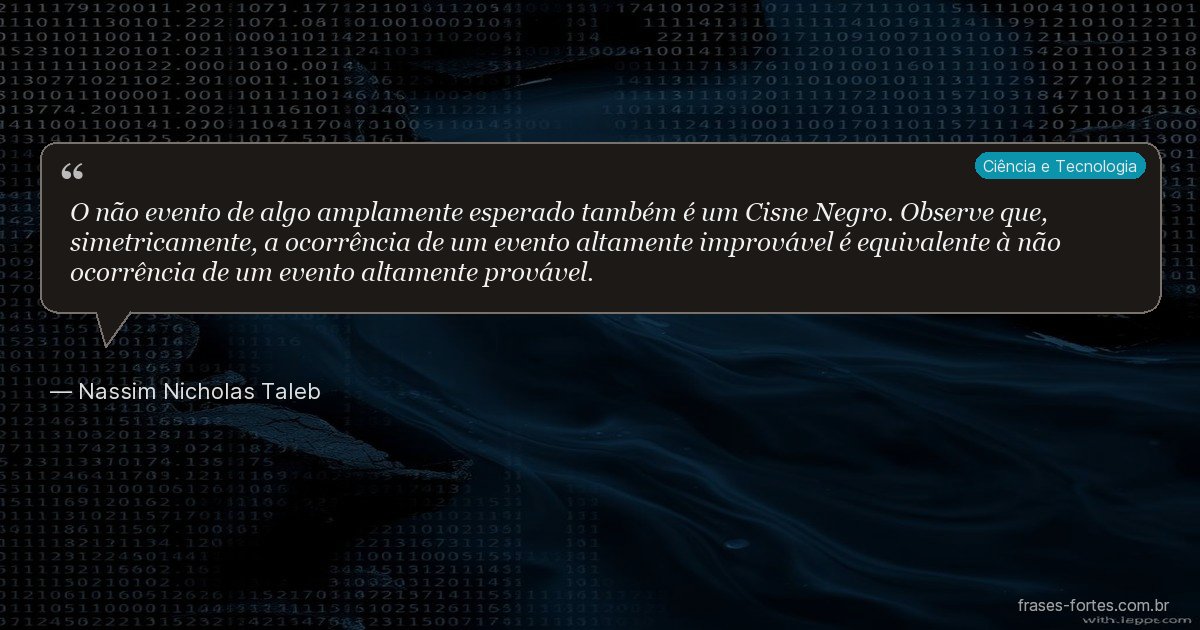 Frase de Nassim Nicholas Taleb
