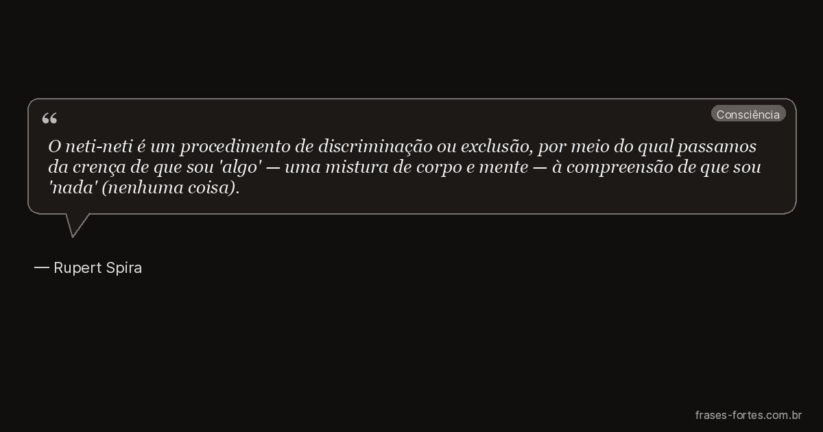 Frase de Rupert Spira