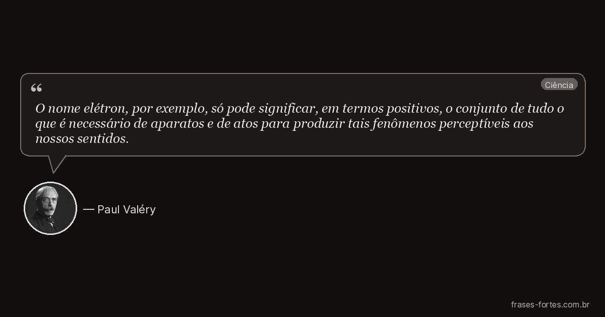 Frase de Paul Valéry
