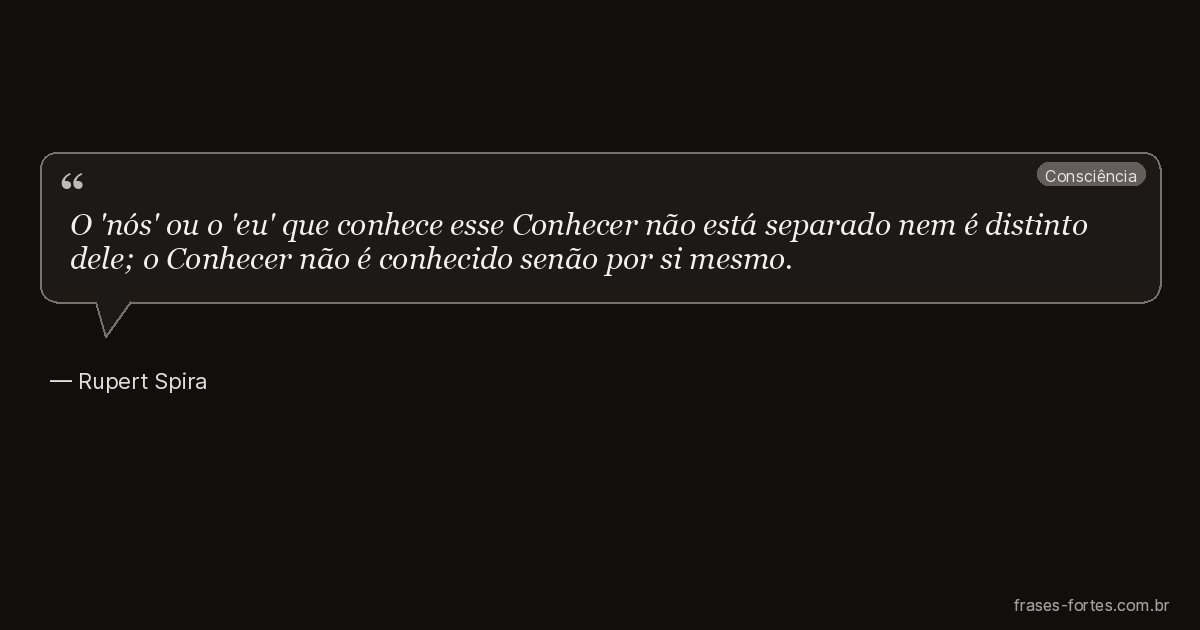 Frase de Rupert Spira