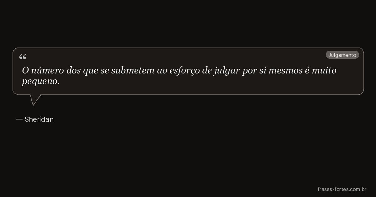 Frase de Sheridan