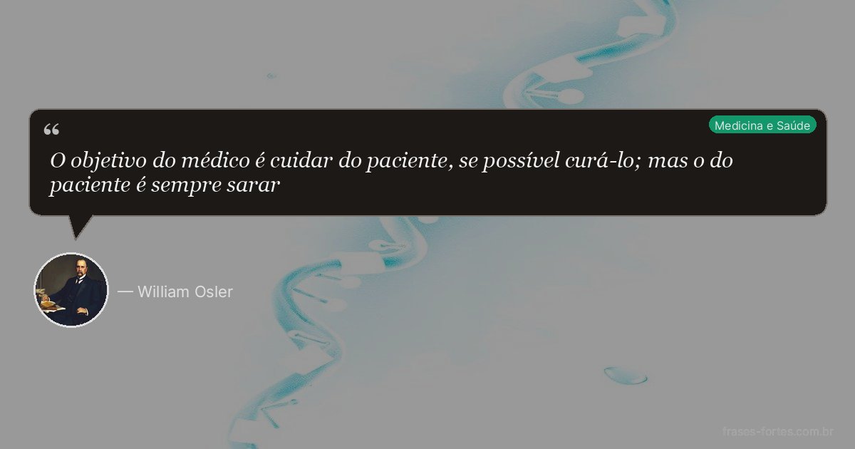 Frase de William Osler