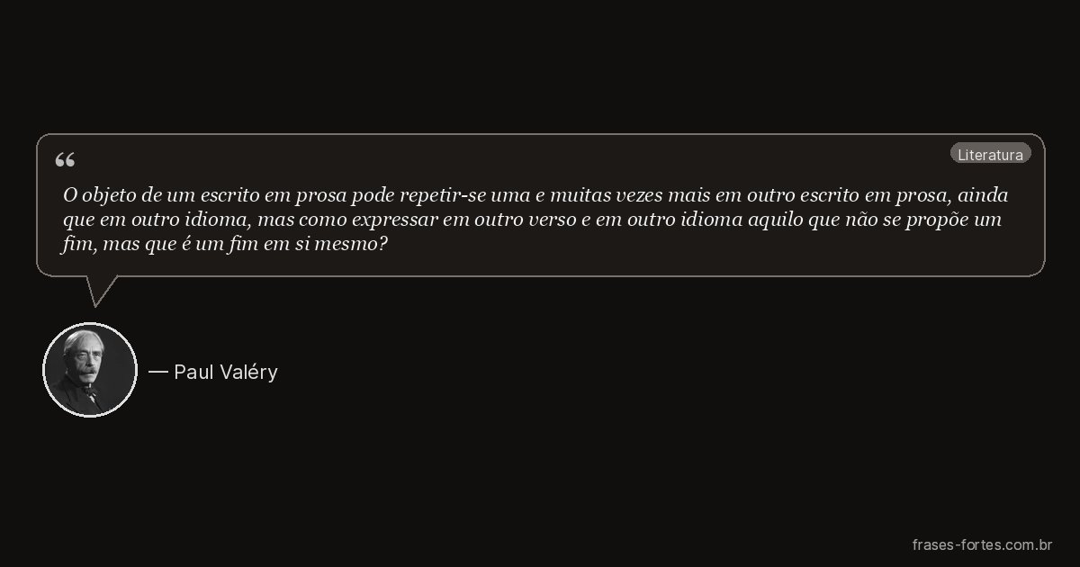 Frase de Paul Valéry