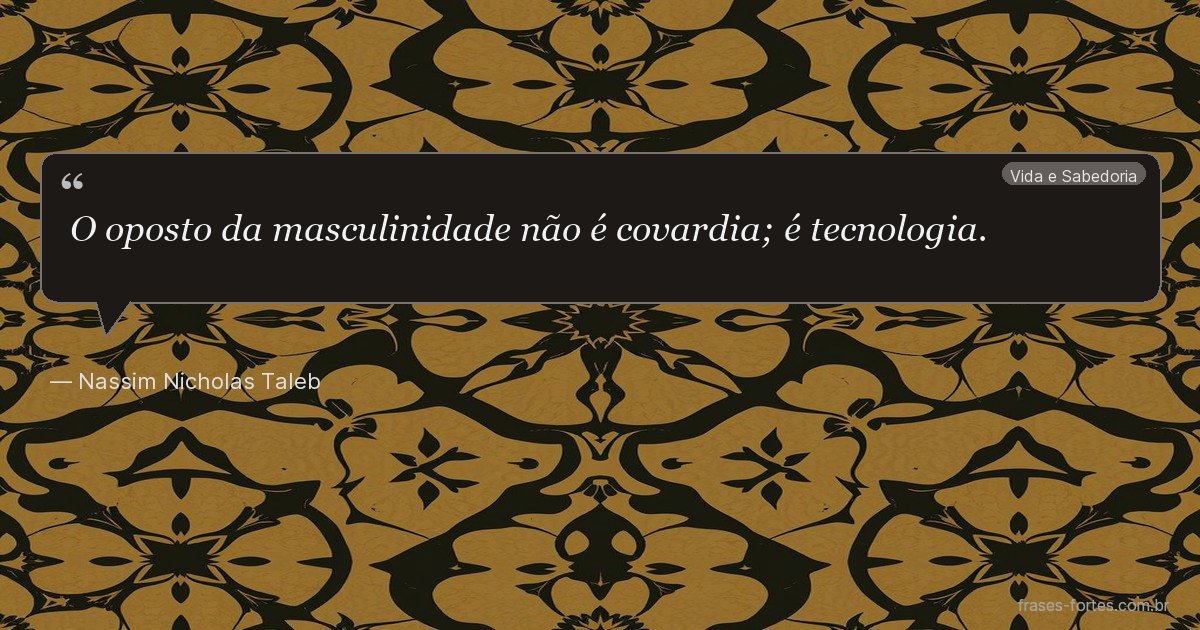 Frase de Nassim Nicholas Taleb