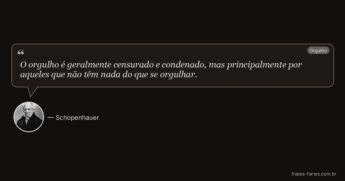 Frase de Schopenhauer