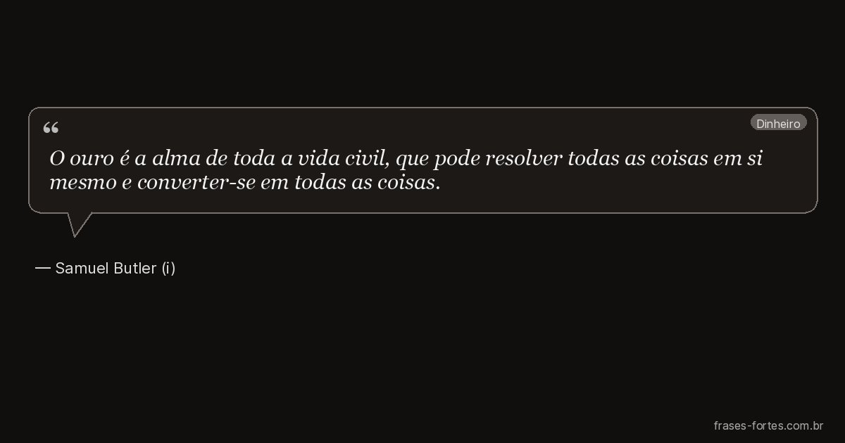 Frase de Samuel Butler (i)
