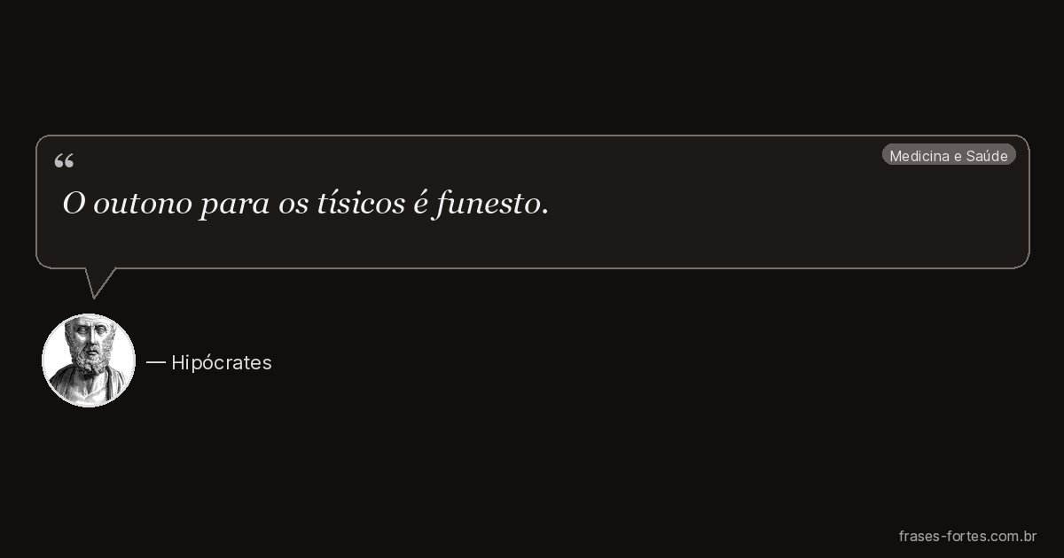 Frase de Hipócrates