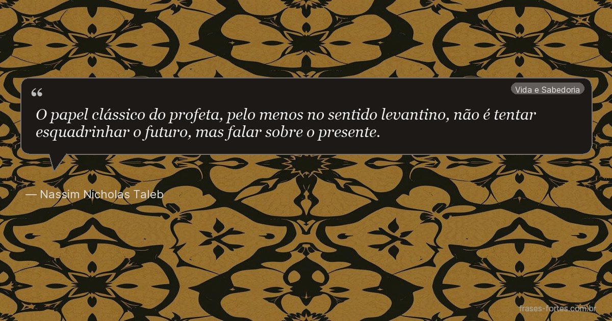 Frase de Nassim Nicholas Taleb