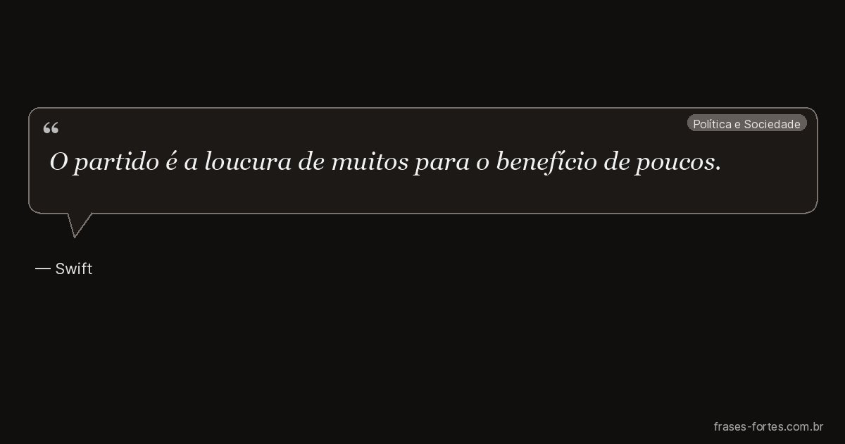 Frase de Swift