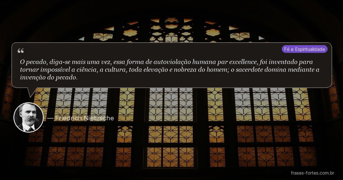 Frase de Friedrich Nietzsche