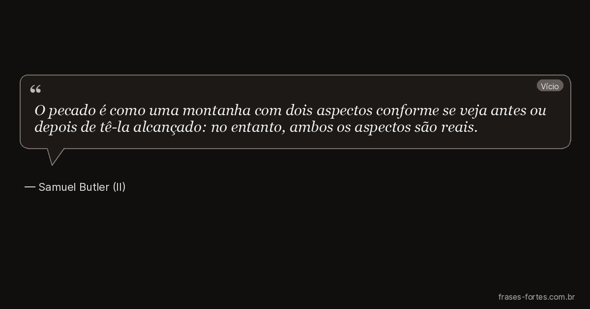 Frase de Samuel Butler (II)