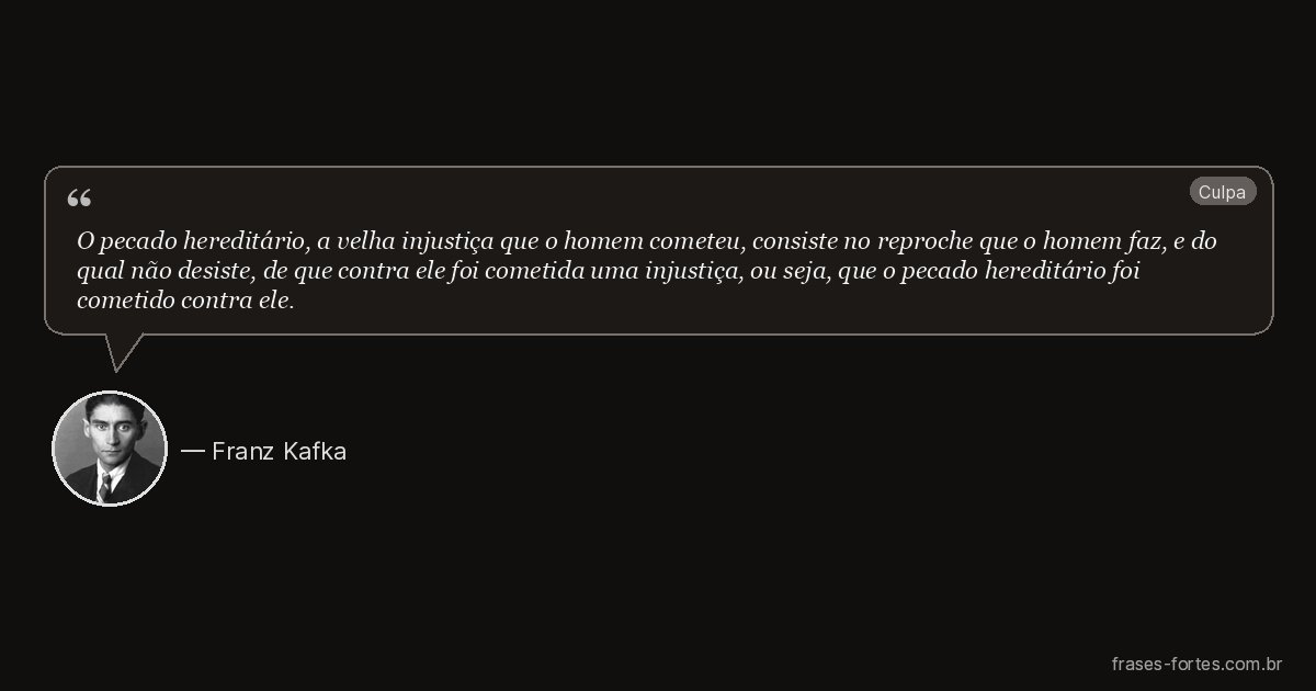 Frase de Franz Kafka