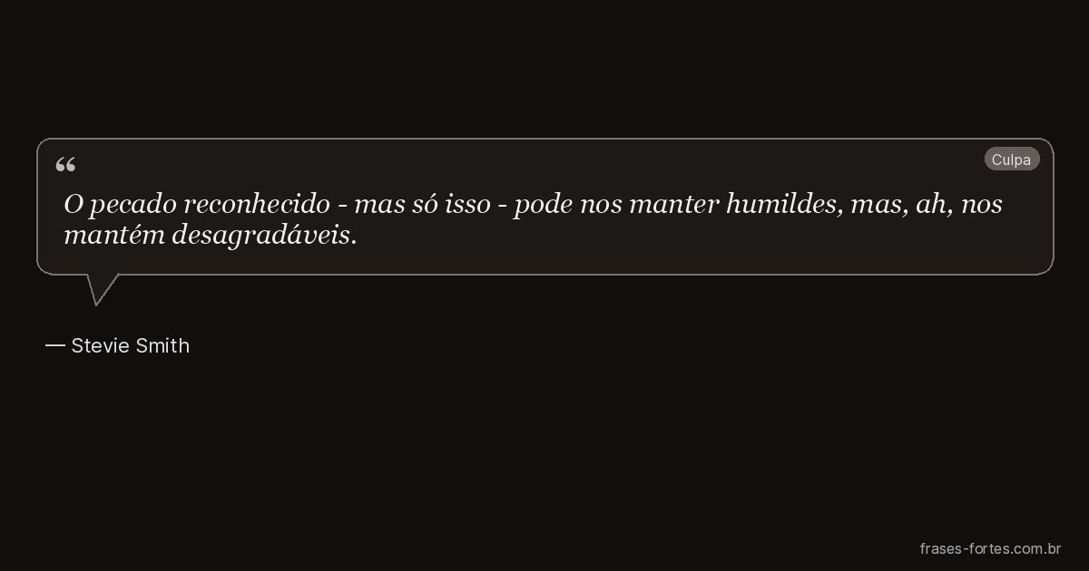 Frase de Stevie Smith