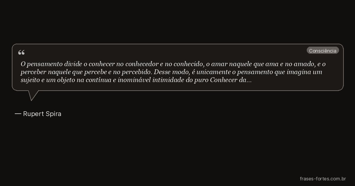 Frase de Rupert Spira