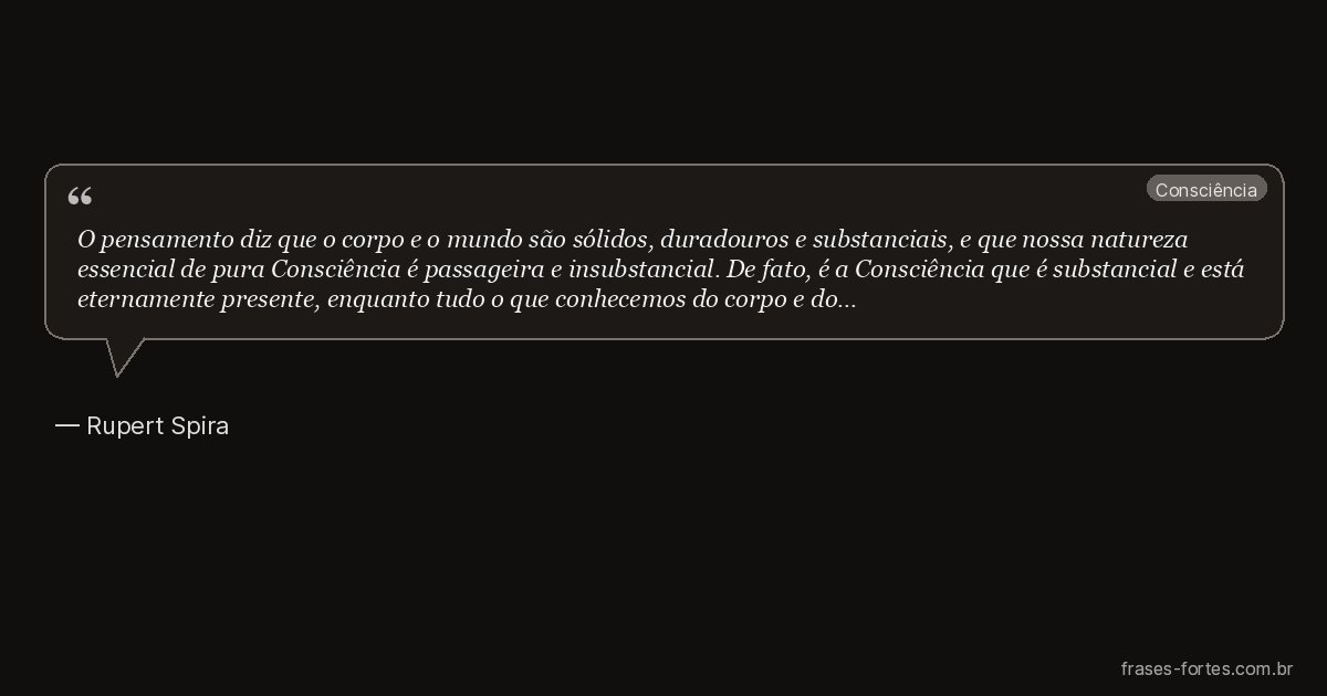 Frase de Rupert Spira