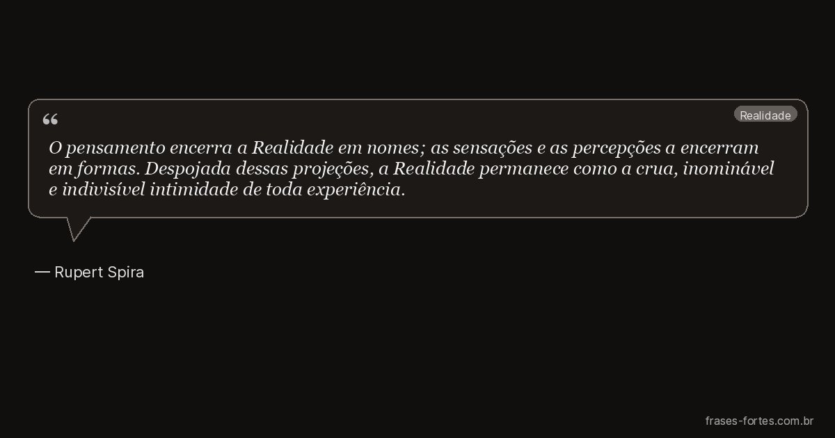 Frase de Rupert Spira