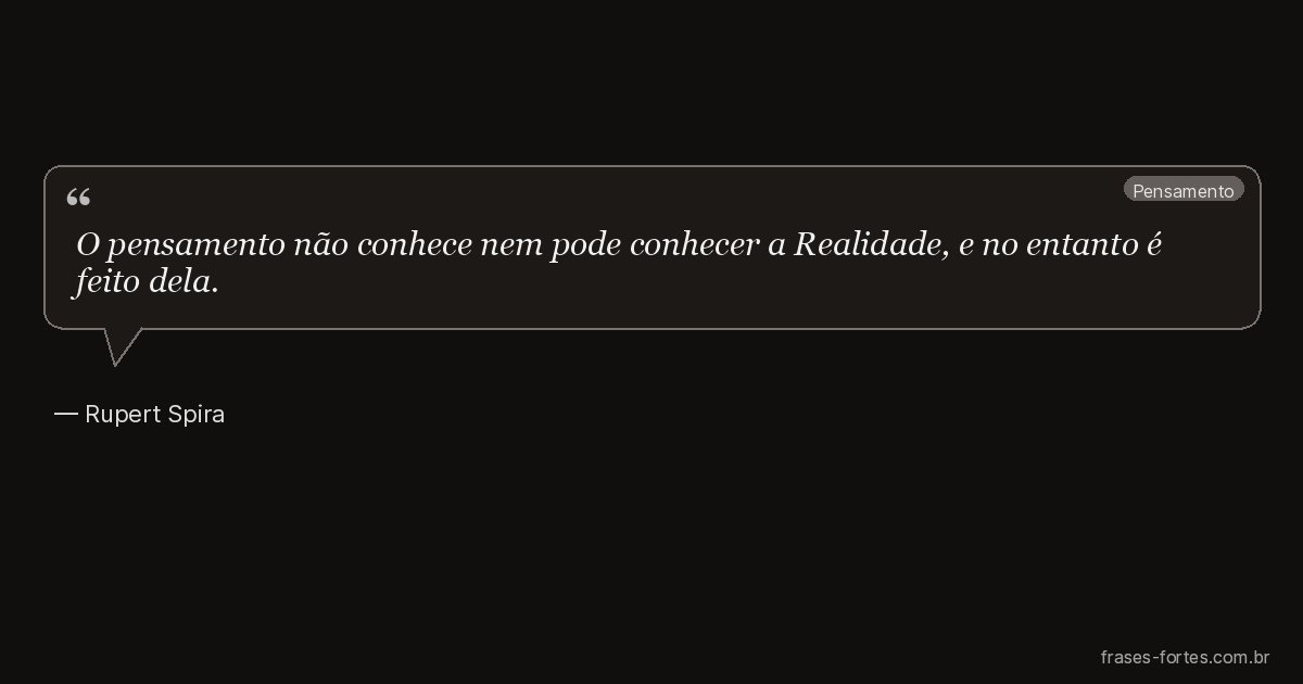 Frase de Rupert Spira