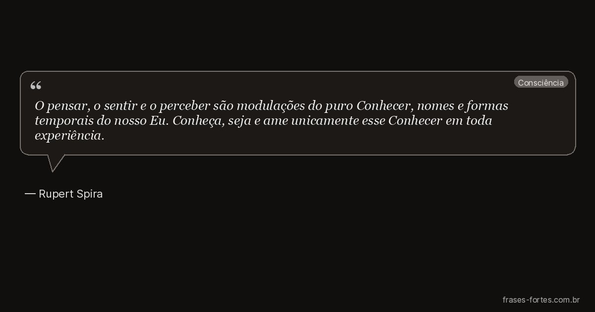 Frase de Rupert Spira