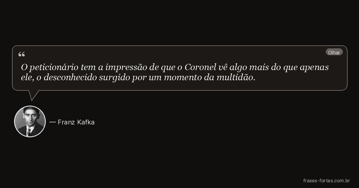 Frase de Franz Kafka