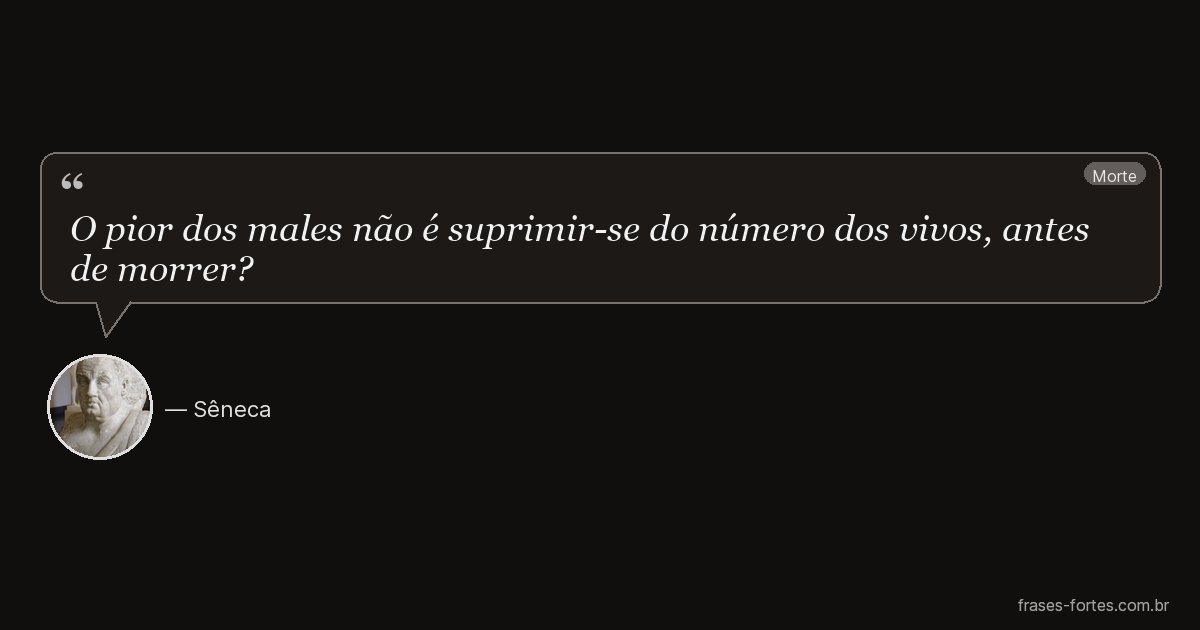 Frase de Sêneca