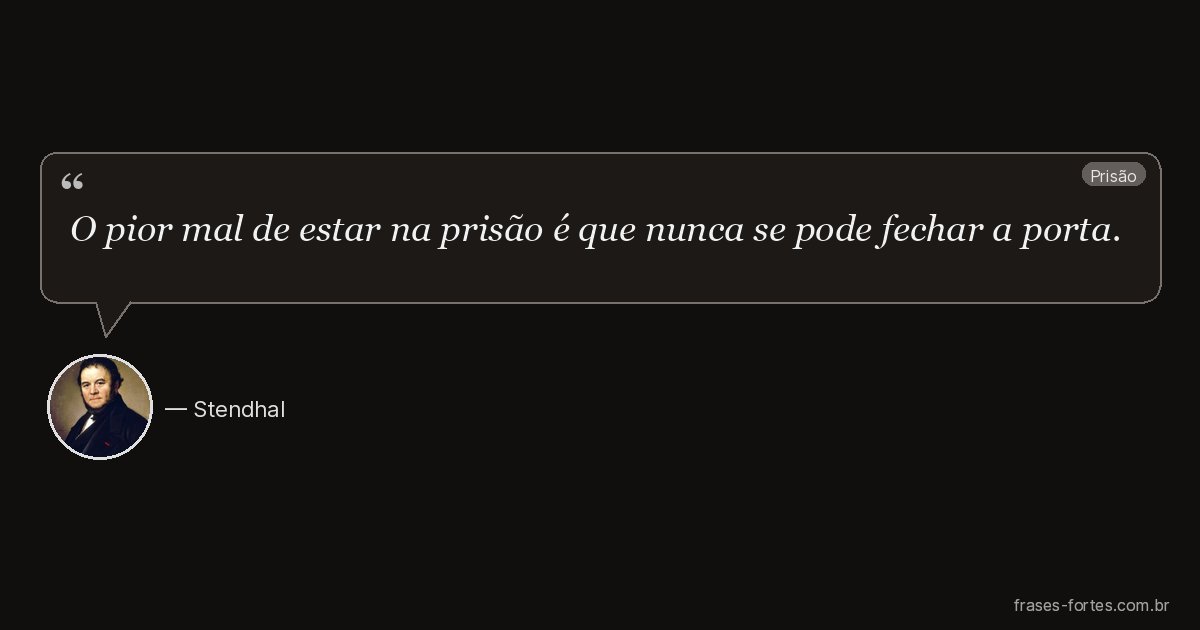 Frase de Stendhal