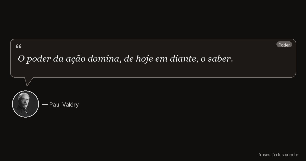 Frase de Paul Valéry