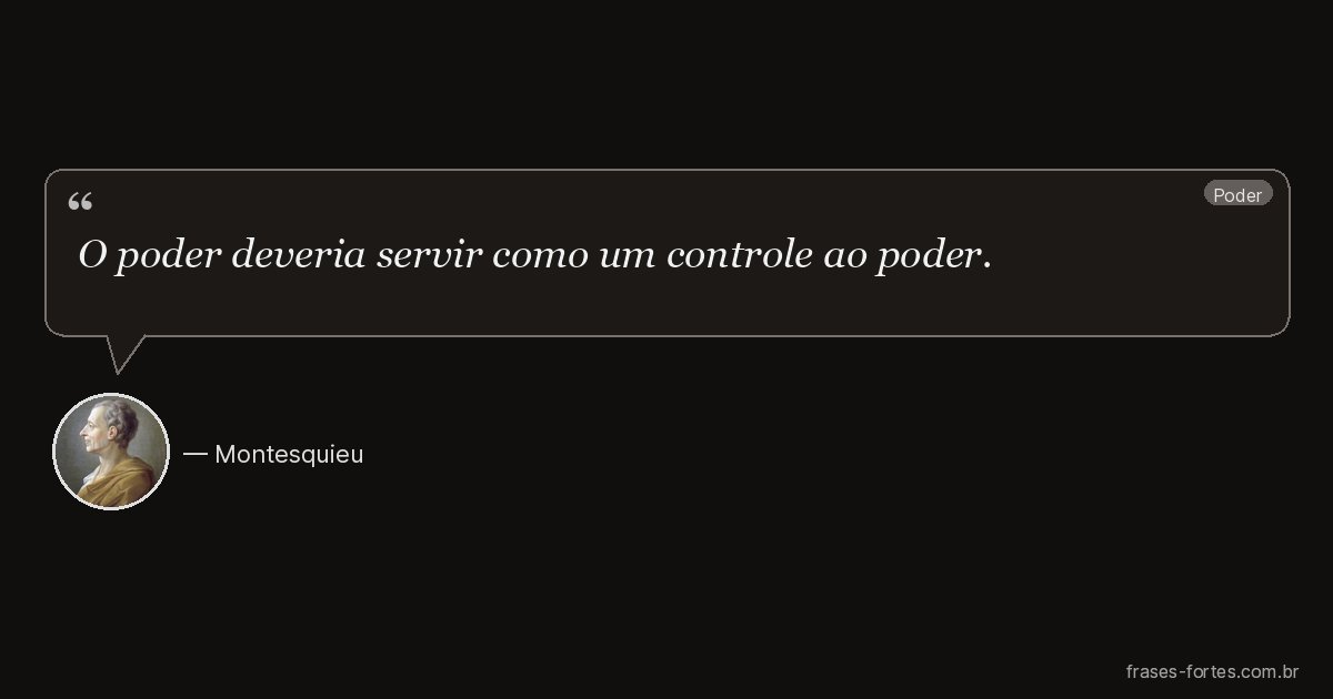 Frase de Montesquieu