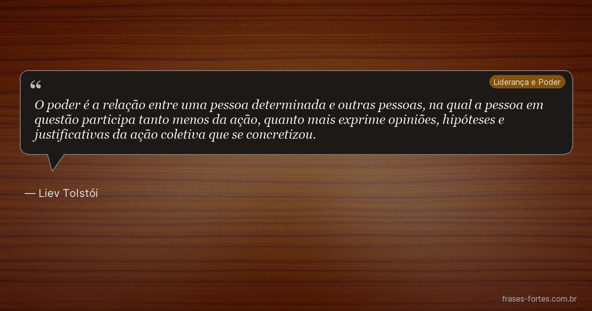 Frase de Liev Tolstói