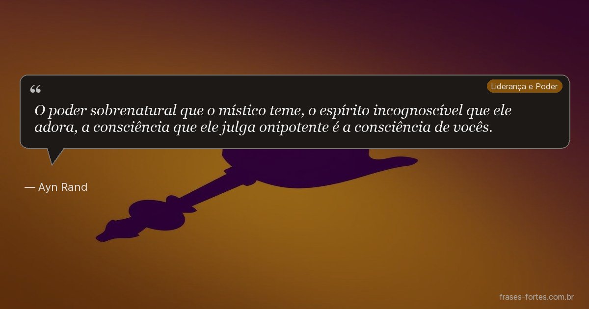 Frase de Ayn Rand