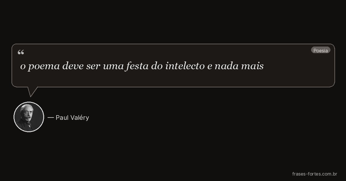 Frase de Paul Valéry