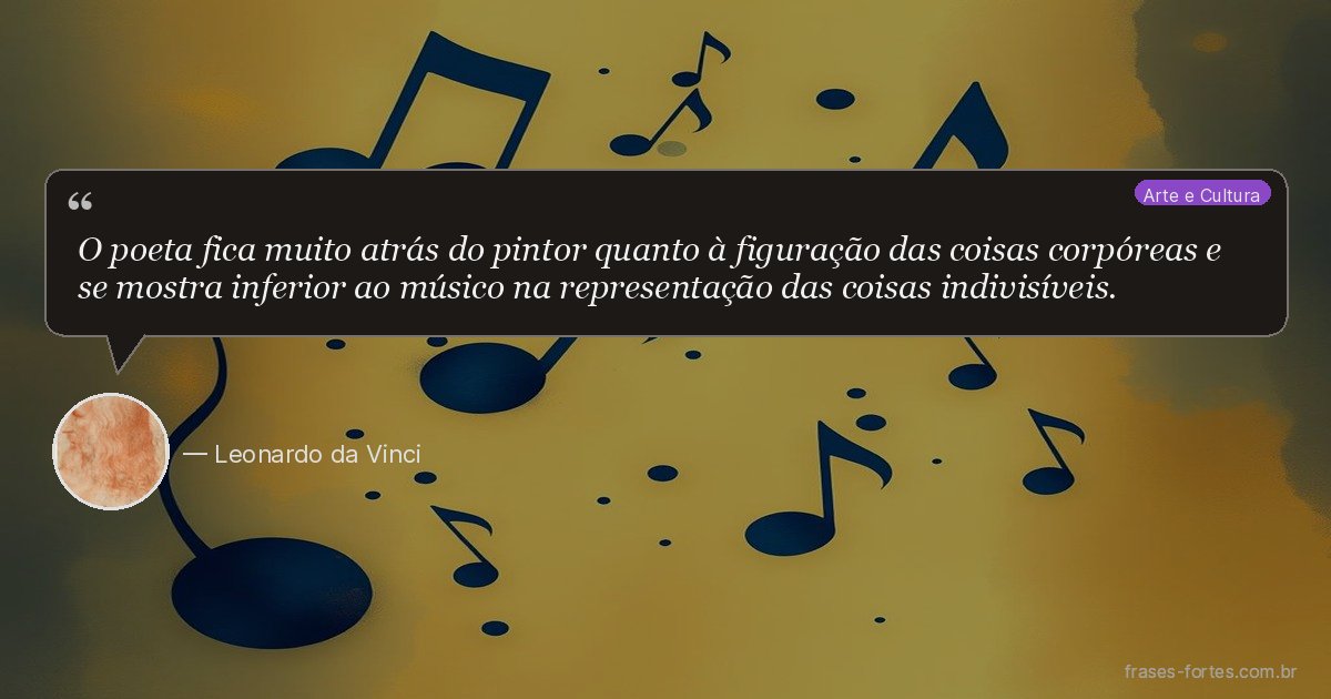 Frase de Leonardo da Vinci