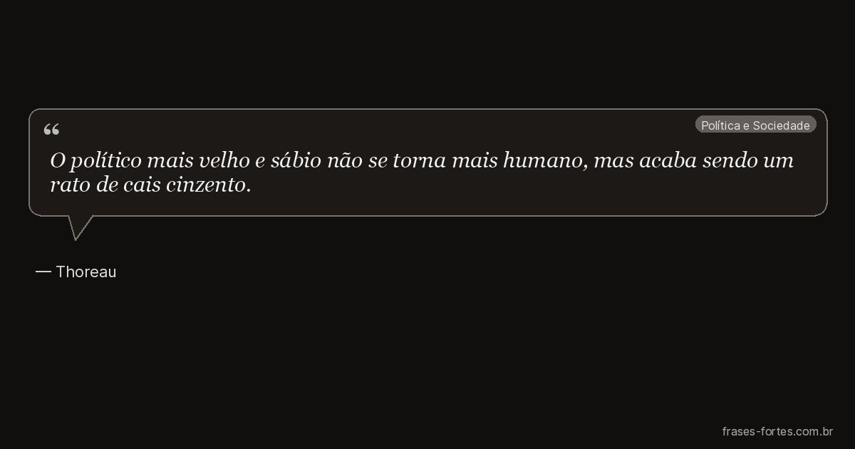 Frase de Thoreau