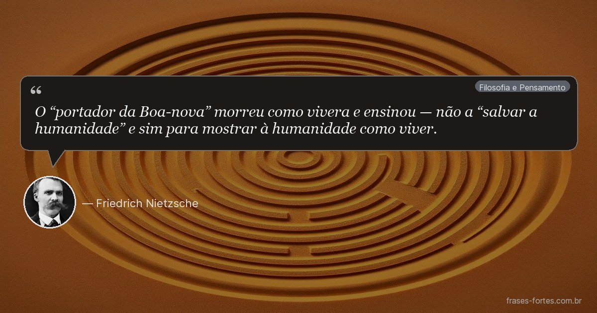 Frase de Friedrich Nietzsche