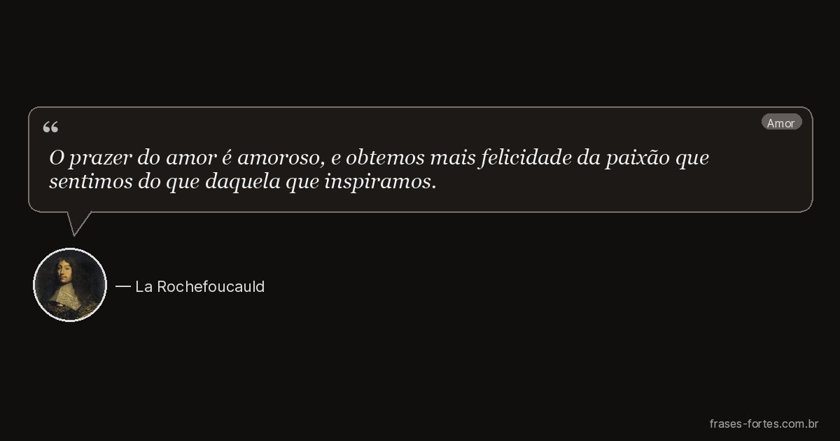 Frase de La Rochefoucauld