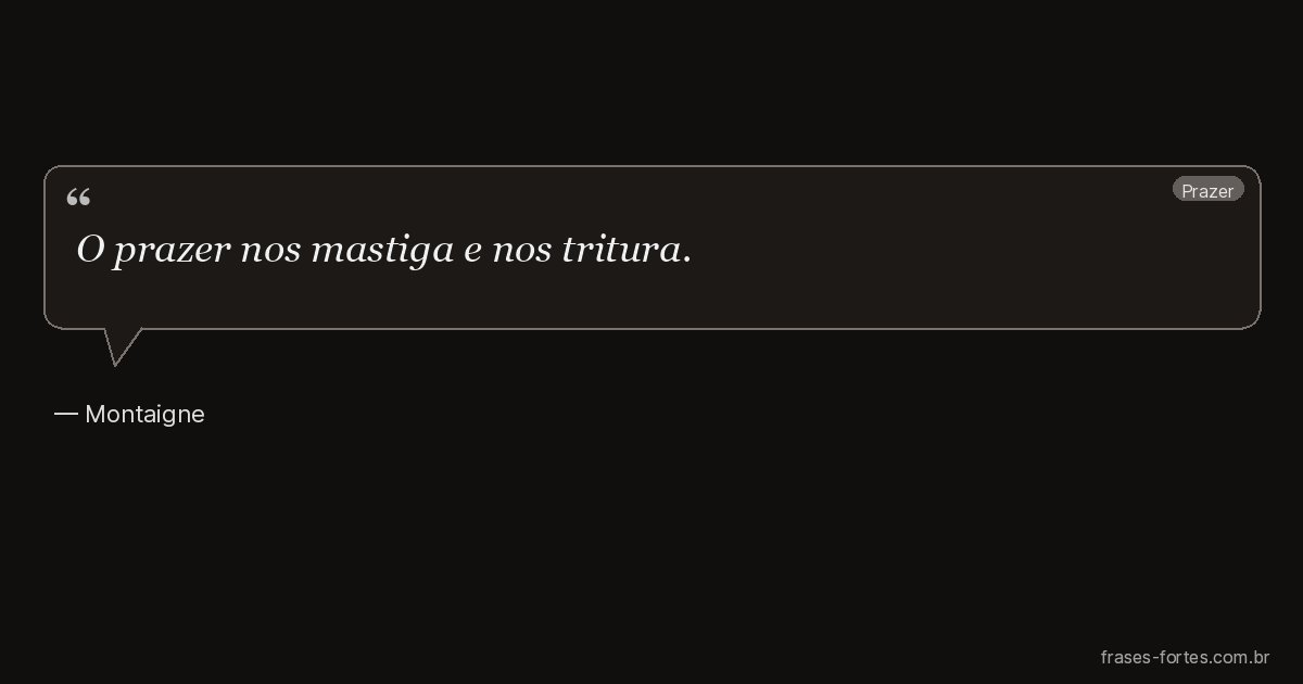 Frase de Montaigne