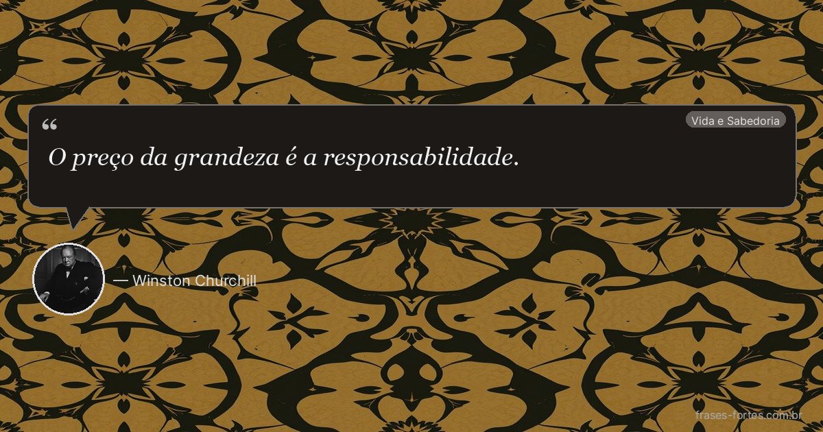 Frase de Winston Churchill