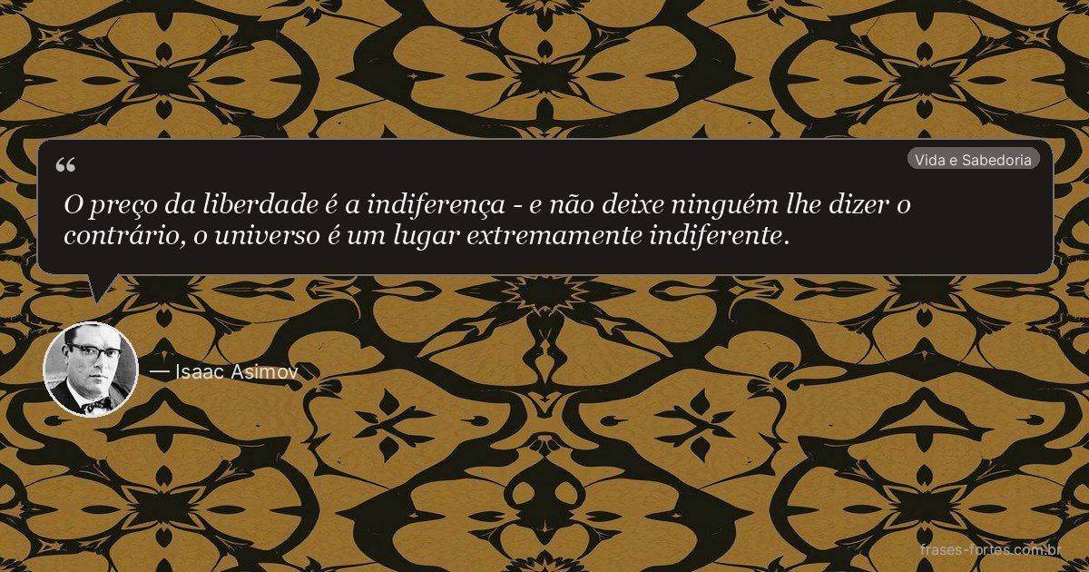 Frase de Isaac Asimov