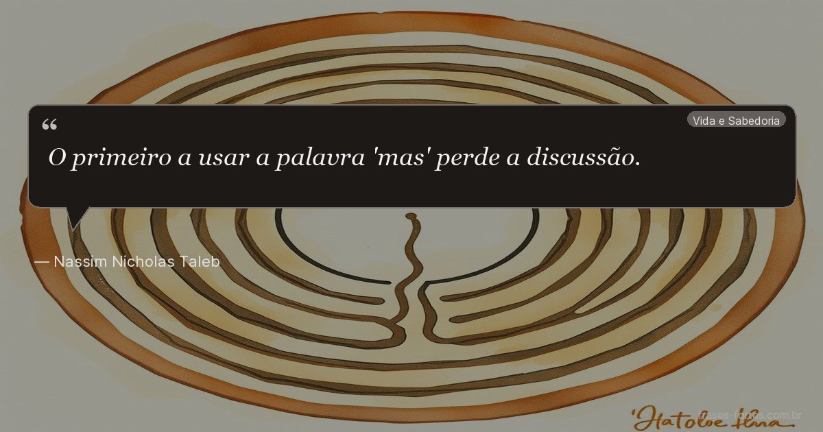 Frase de Nassim Nicholas Taleb