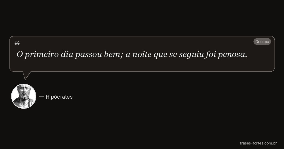Frase de Hipócrates