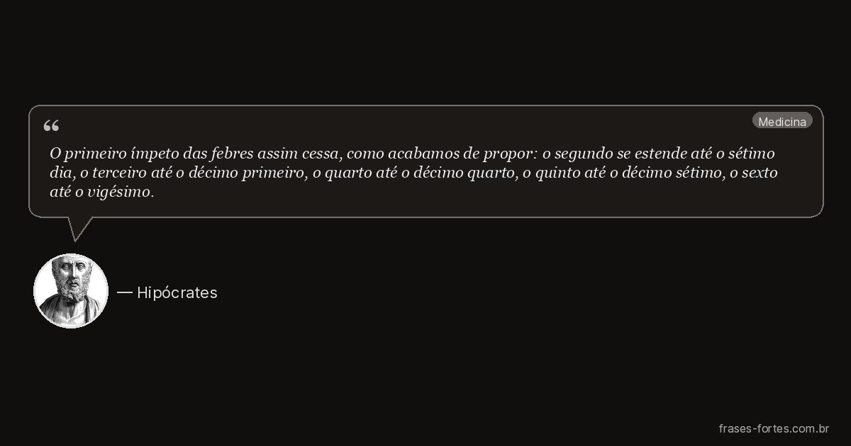 Frase de Hipócrates