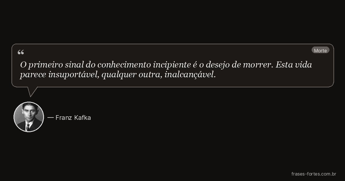 Frase de Franz Kafka