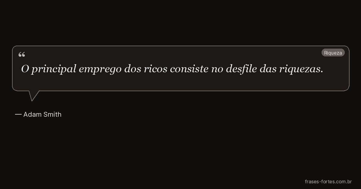 Frase de Adam Smith