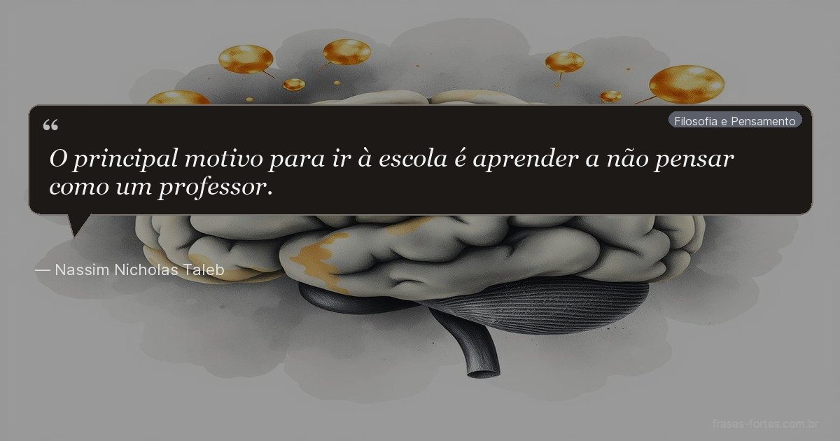Frase de Nassim Nicholas Taleb