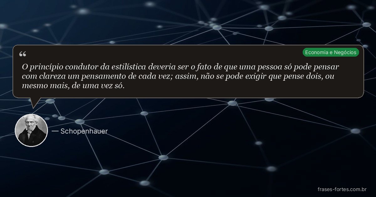 Frase de Schopenhauer